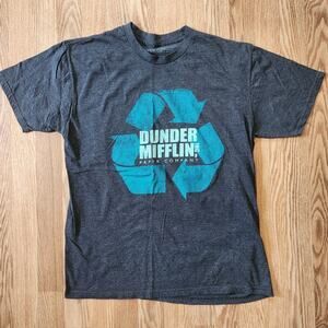 Women's T-Shirt The Office Adult Large Gray Short Sleeve